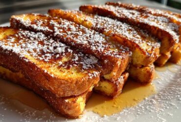 Holiday Brunch Eggnog French Toast