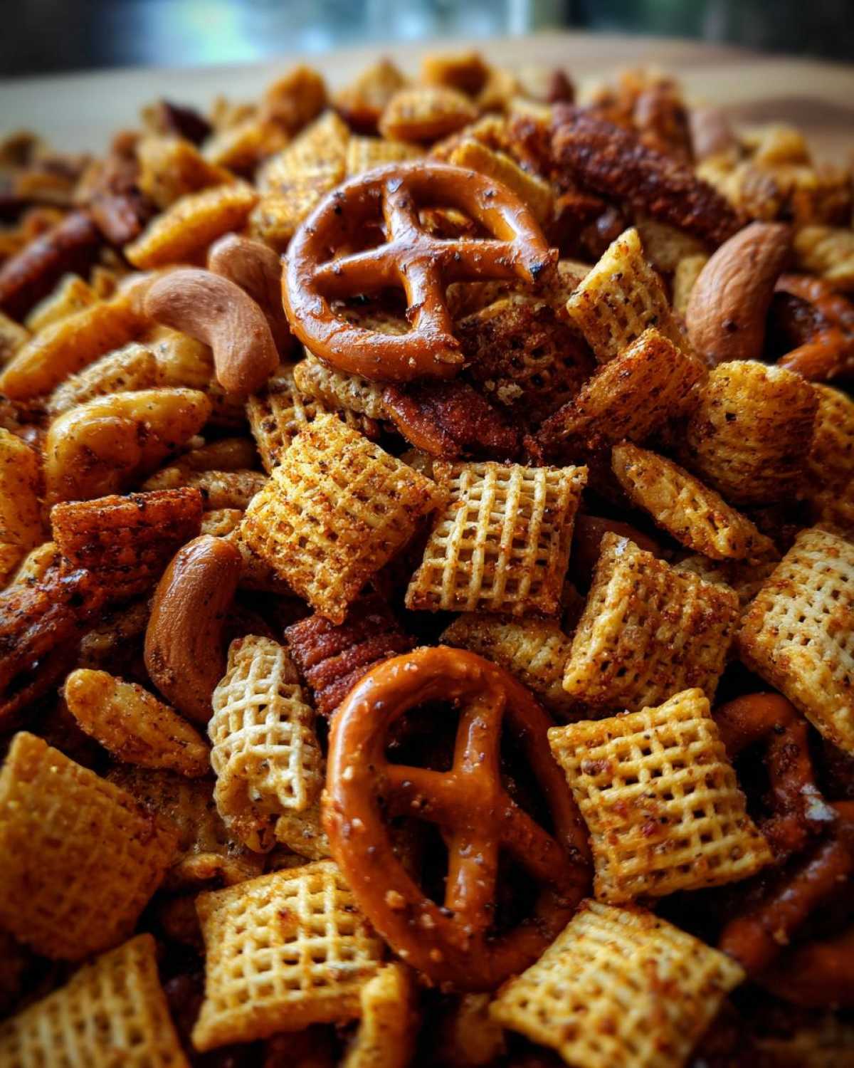 Homemade Chex Mix with a Kick - detail 3