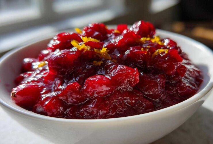 Homemade Cranberry Sauce with a Twist