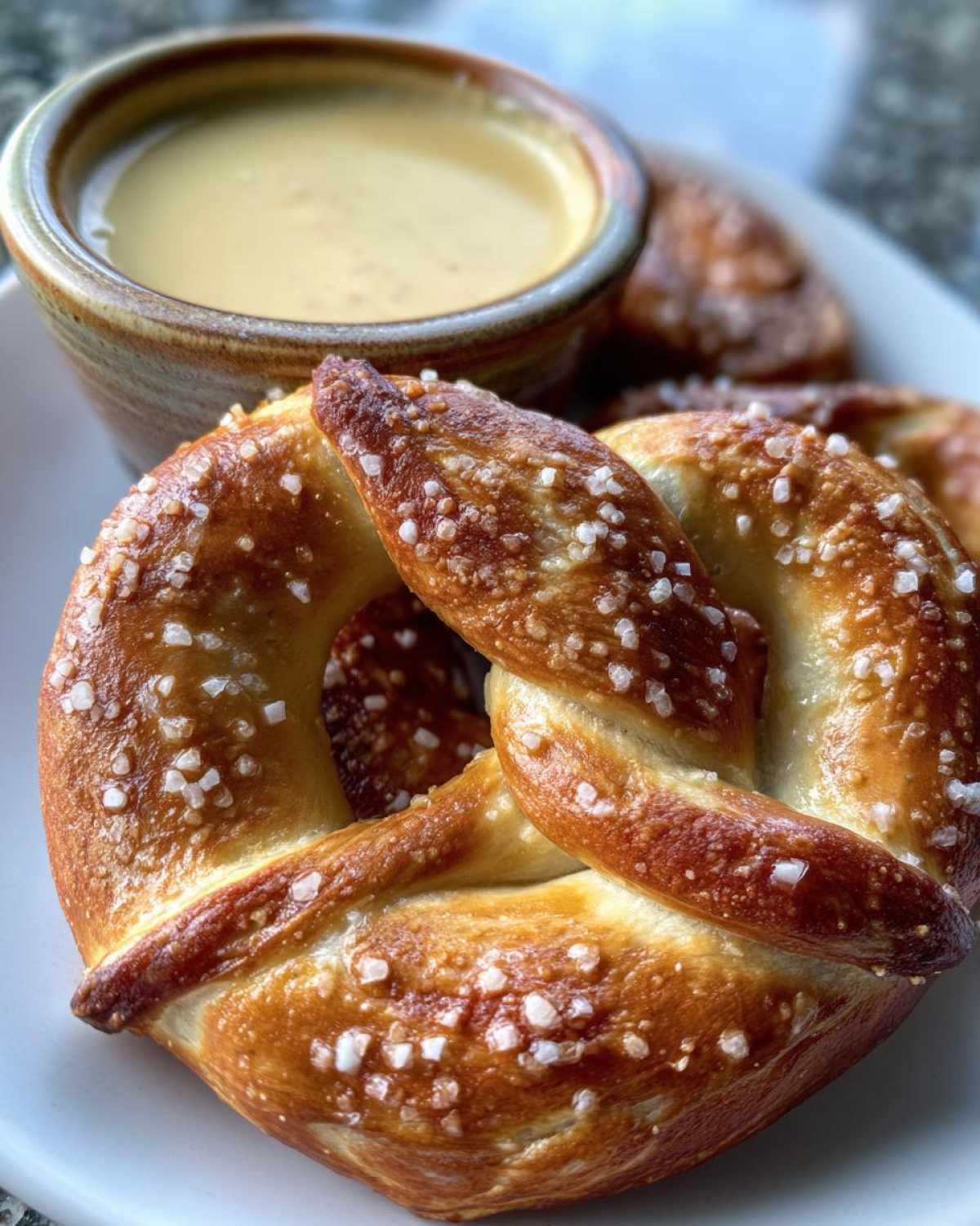 Homemade Soft Pretzels with Beer Cheese Dip - detail 4
