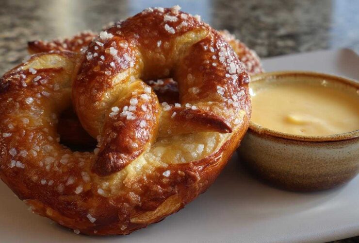 Homemade Soft Pretzels with Beer Cheese Dip