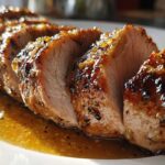 Honey Mustard Glazed Pork Tenderloin