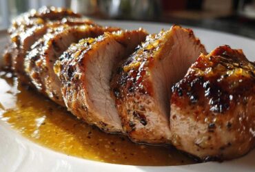 Honey Mustard Glazed Pork Tenderloin