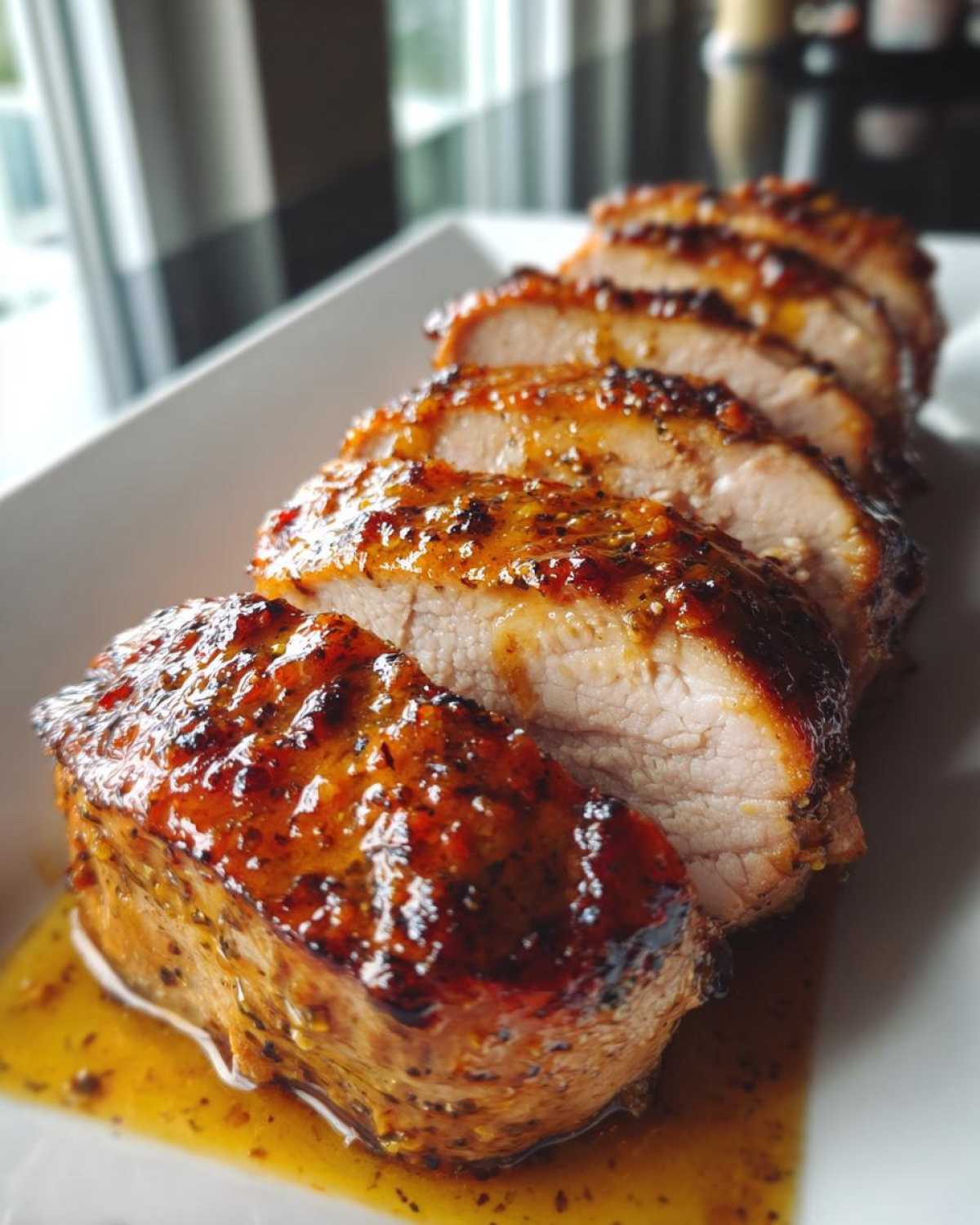 Honey Mustard Glazed Pork Tenderloin - detail 4