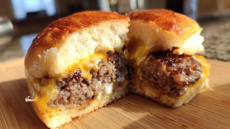 Juicy Lucy Stuffed Burger