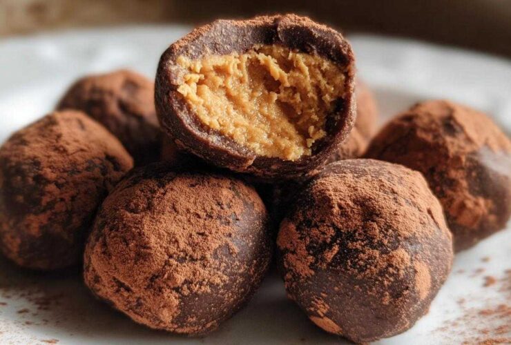 Keto Chocolate Peanut Butter Fat Bombs
