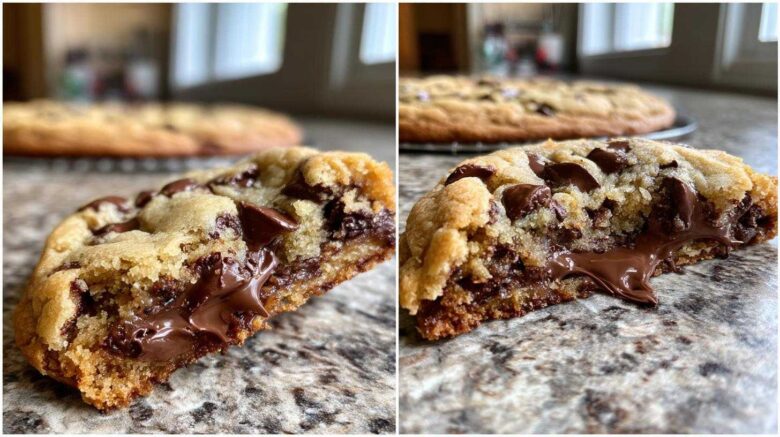 Levain-Style Giant Chocolate Chip Cookies