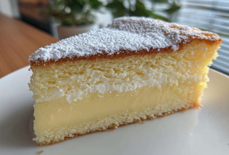 Magic Three-Layer Custard Cake