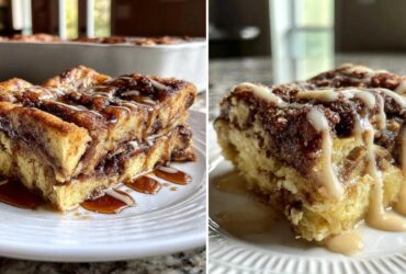 Overnight Cinnamon Roll French Toast Bake
