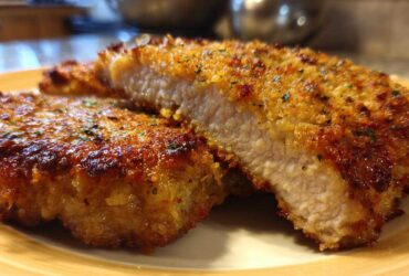 Parmesan Crusted Baked Pork Chops
