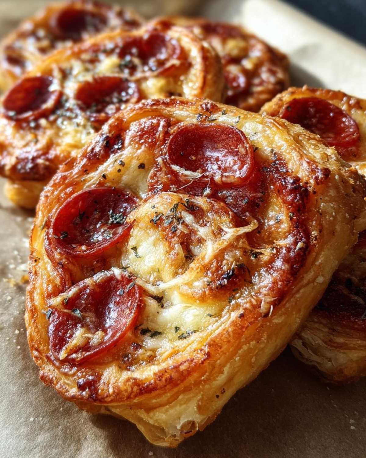 Pizza Pinwheels Puff Pastry - detail 2