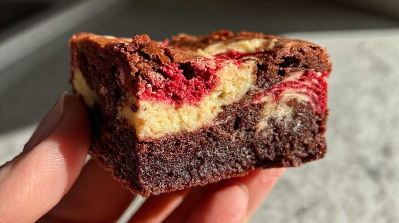 Red Velvet Cheesecake Brownie Bars