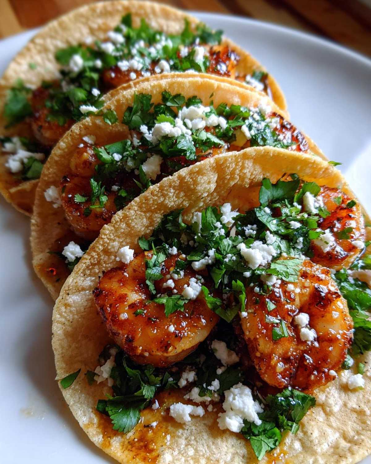 Spicy Honey Lime Shrimp Tacos - detail 2