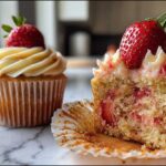 Strawberry Champagne Cupcakes