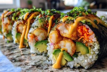 Sushi Burrito Roll at Home