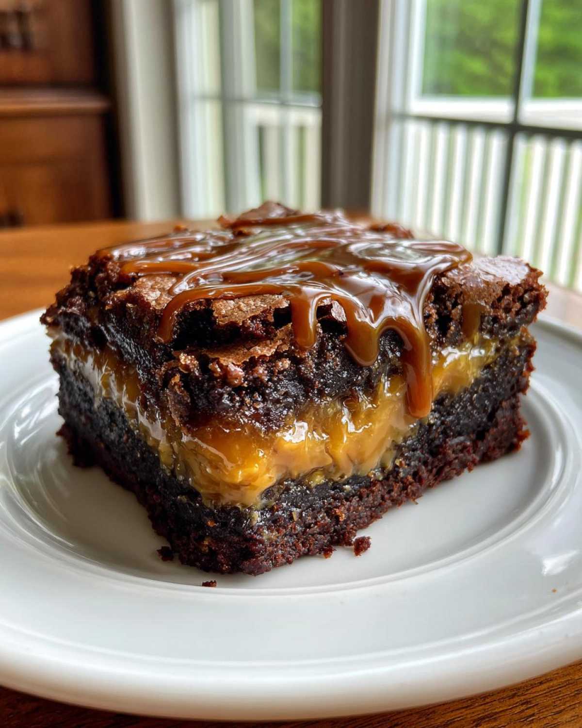 Ultimate Gooey Caramel Brownies Surprise - detail 1
