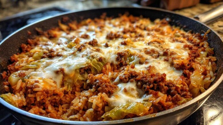 Unstuffed Cabbage Roll Casserole