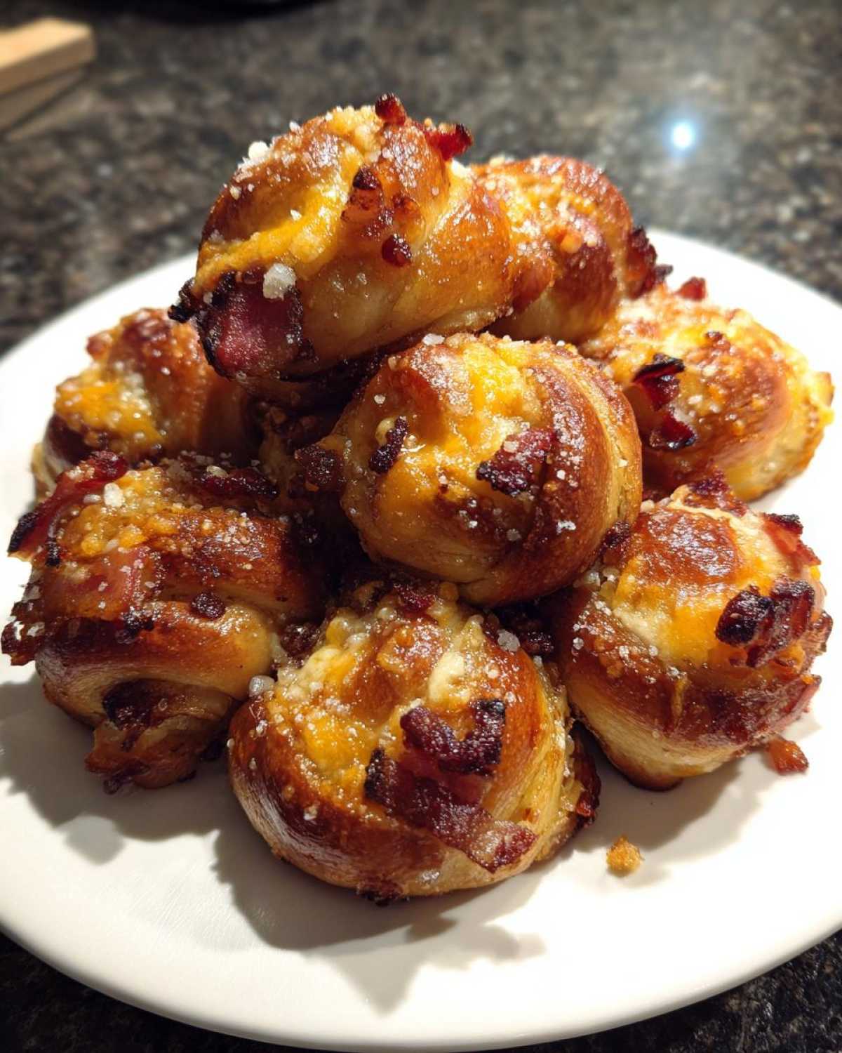 Bacon Cheddar Pretzel Bites - detail 2