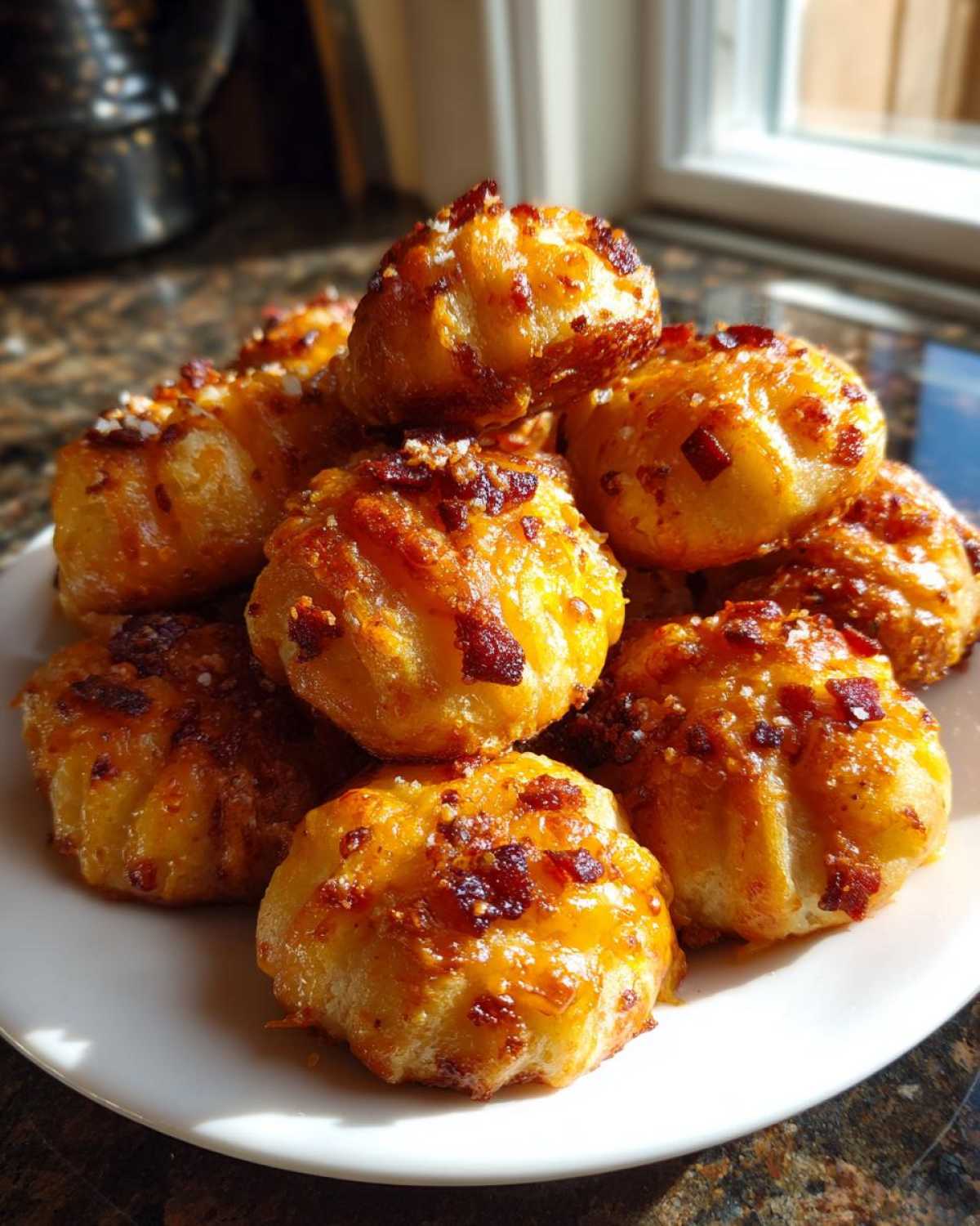 Bacon Cheddar Pretzel Bites - detail 3