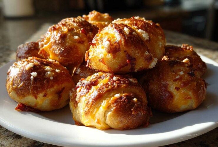 Bacon Cheddar Pretzel Bites