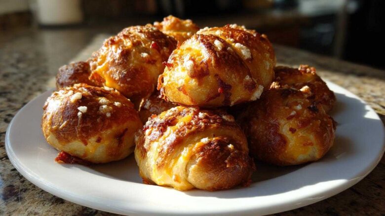 Bacon Cheddar Pretzel Bites