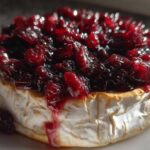Baked Brie with Cranberry Fig Jam