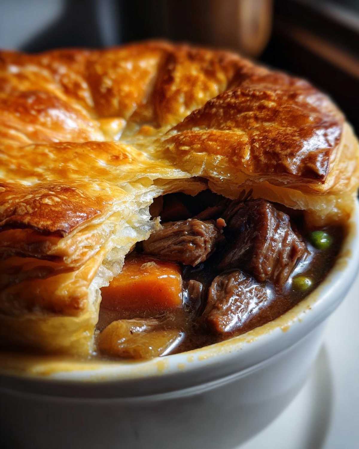 Beef Bourguignon Pot Pie - detail 2