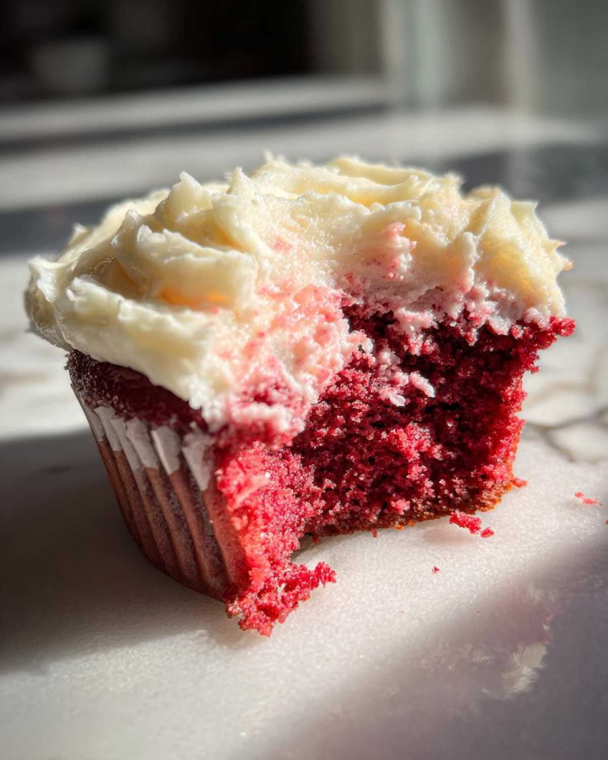 Beet Red Velvet Cupcakes - detail 2