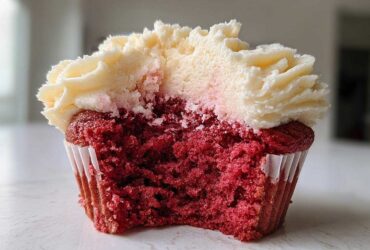 Beet Red Velvet Cupcakes