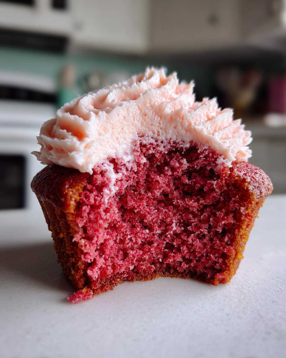 Beet Red Velvet Cupcakes - detail 4
