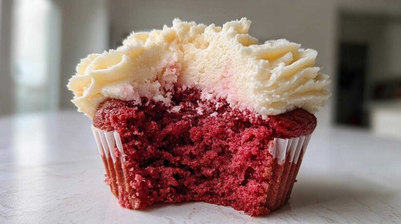 Beet Red Velvet Cupcakes