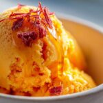 Blood Orange Olive Oil Ice Cream