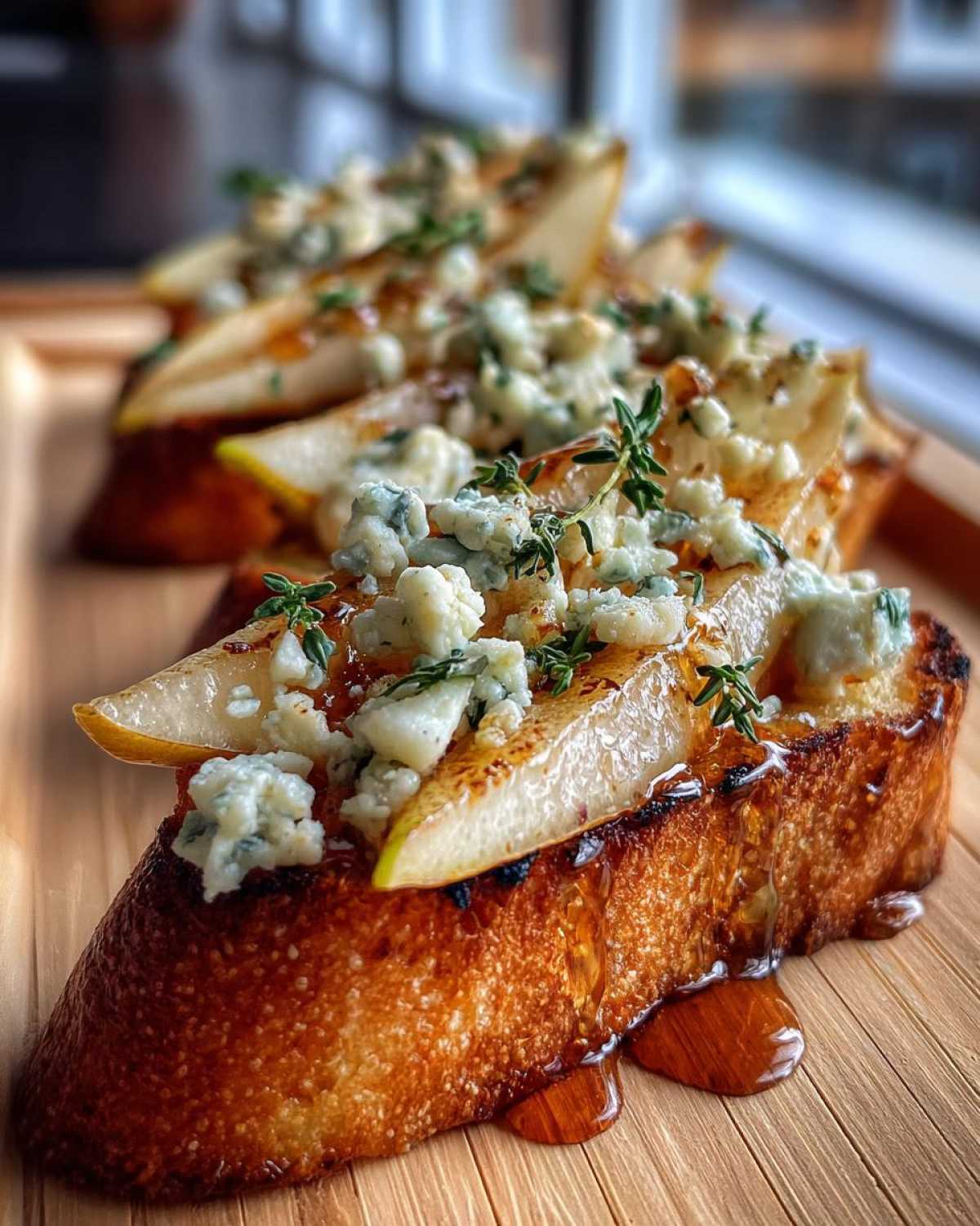 Blue Cheese Pear Crostini - detail 3