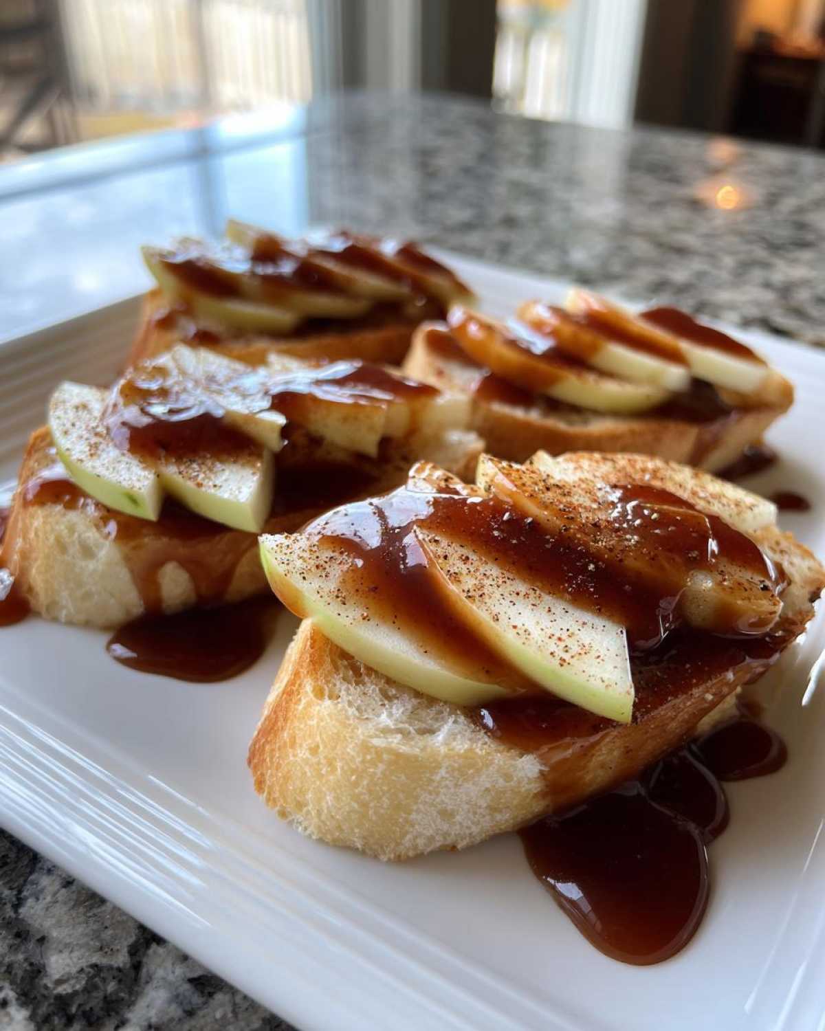 Caramel Apple Bruschetta - detail 2