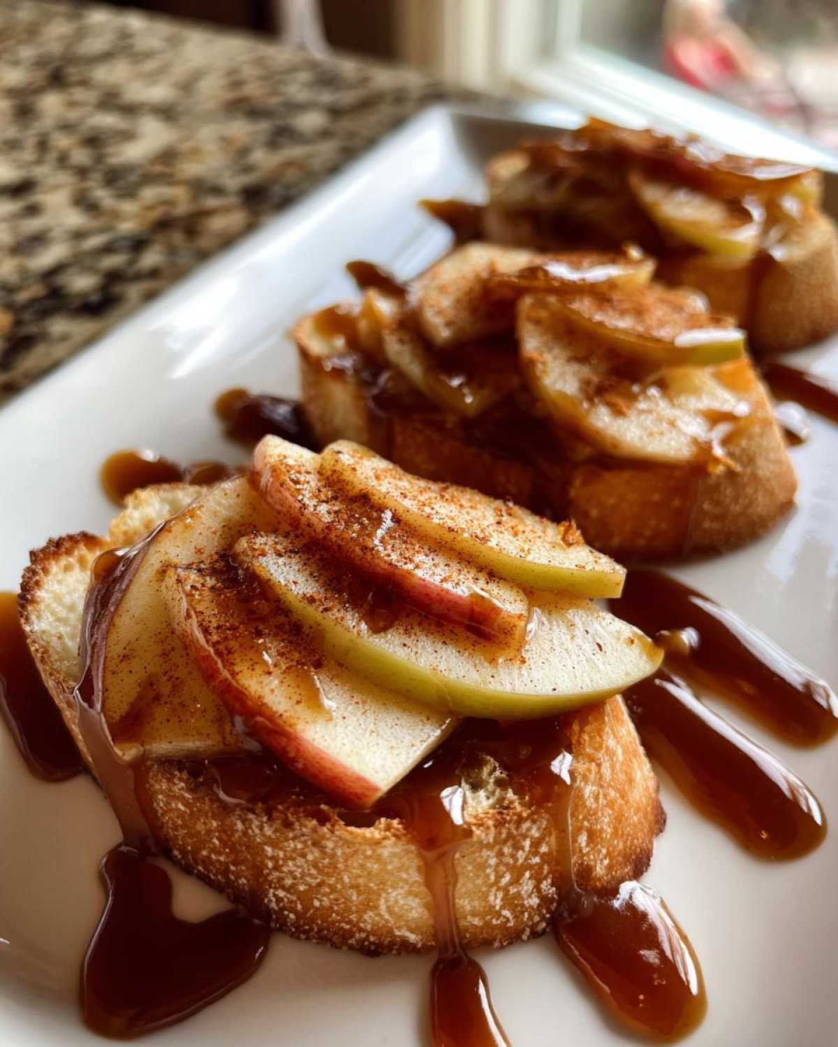 Caramel Apple Bruschetta - detail 3