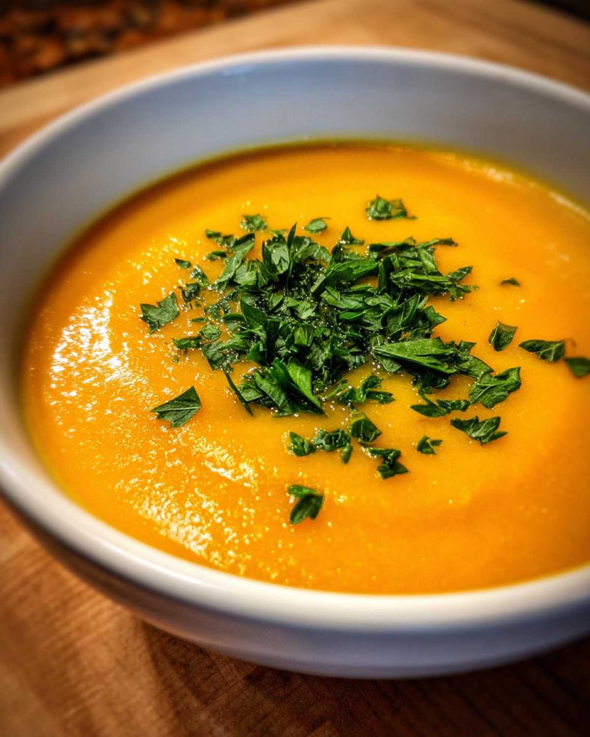 Carrot Ginger Sweet Potato Soup - detail 2