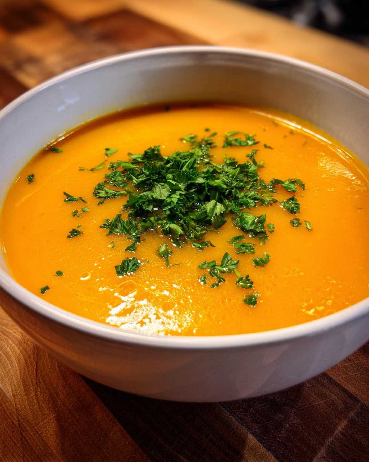 Carrot Ginger Sweet Potato Soup - detail 3