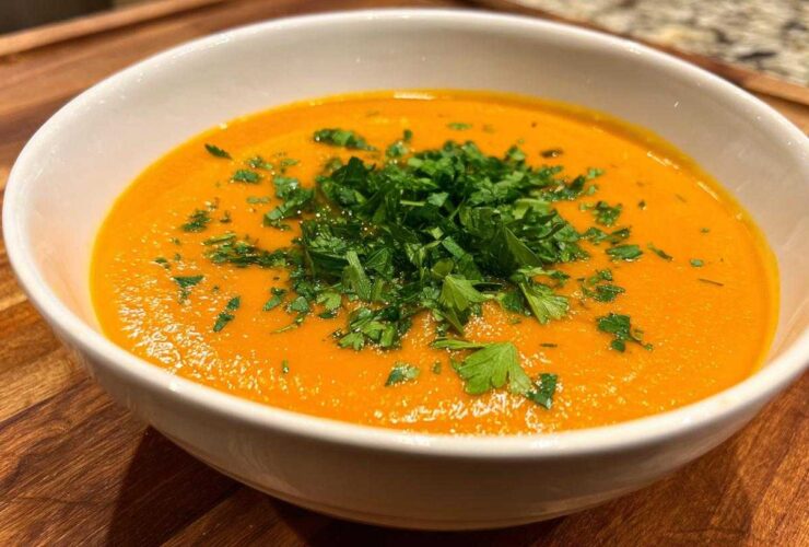 Carrot Ginger Sweet Potato Soup