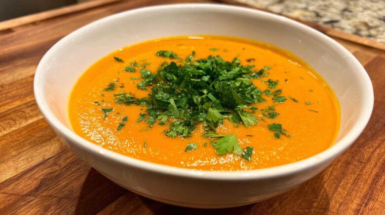 Carrot Ginger Sweet Potato Soup