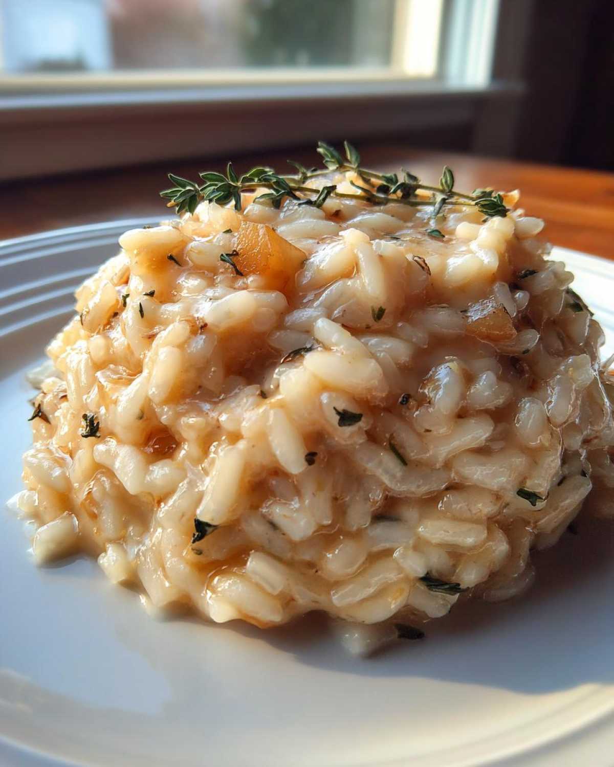 Champagne Risotto with Pear and Thyme - detail 2