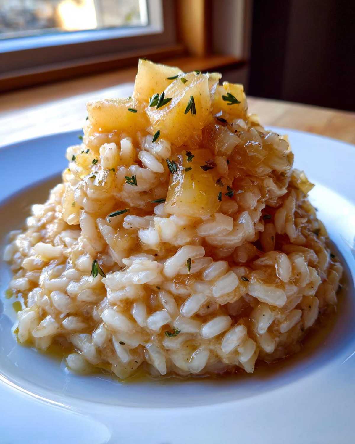 Champagne Risotto with Pear and Thyme - detail 3