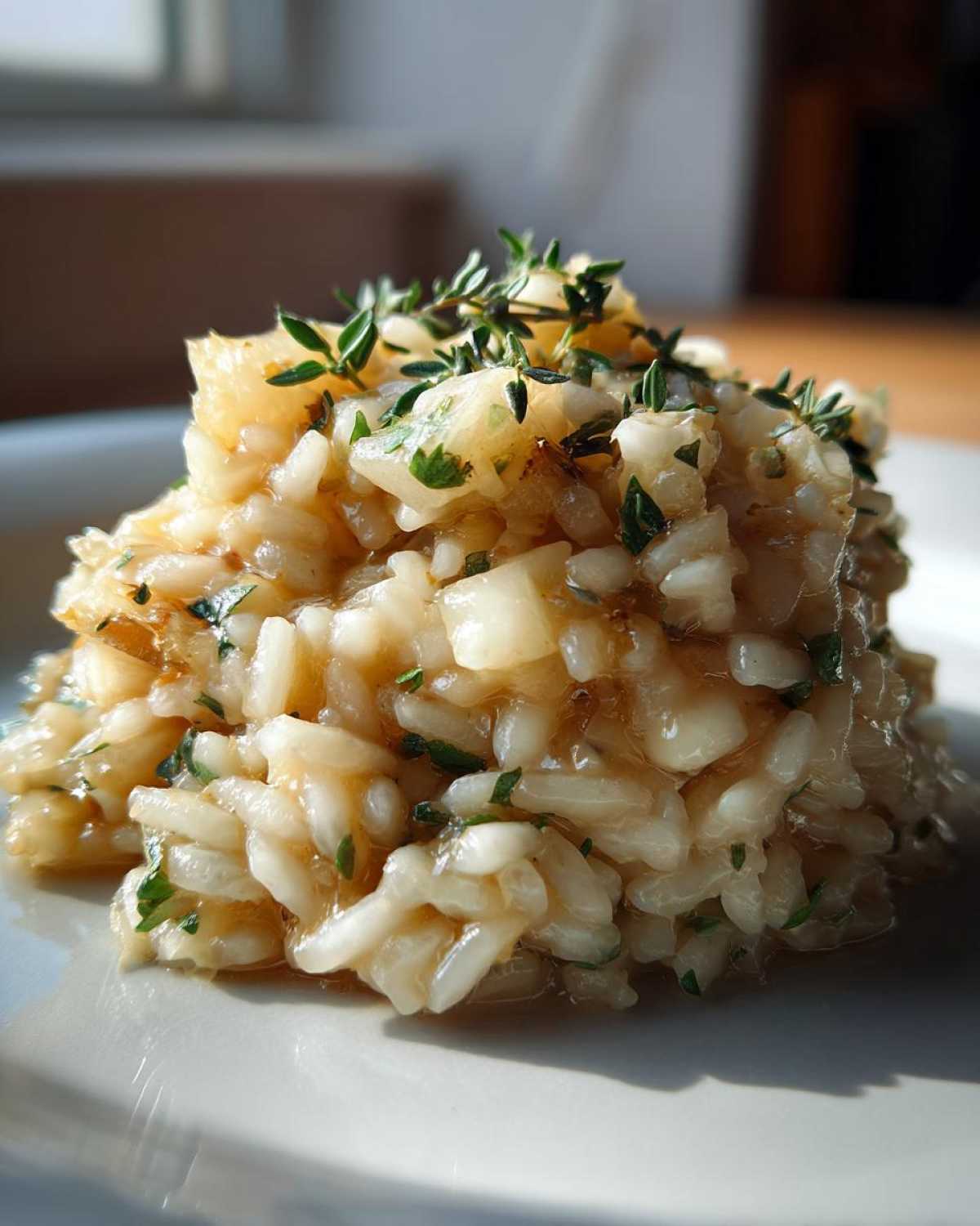 Champagne Risotto with Pear and Thyme - detail 4