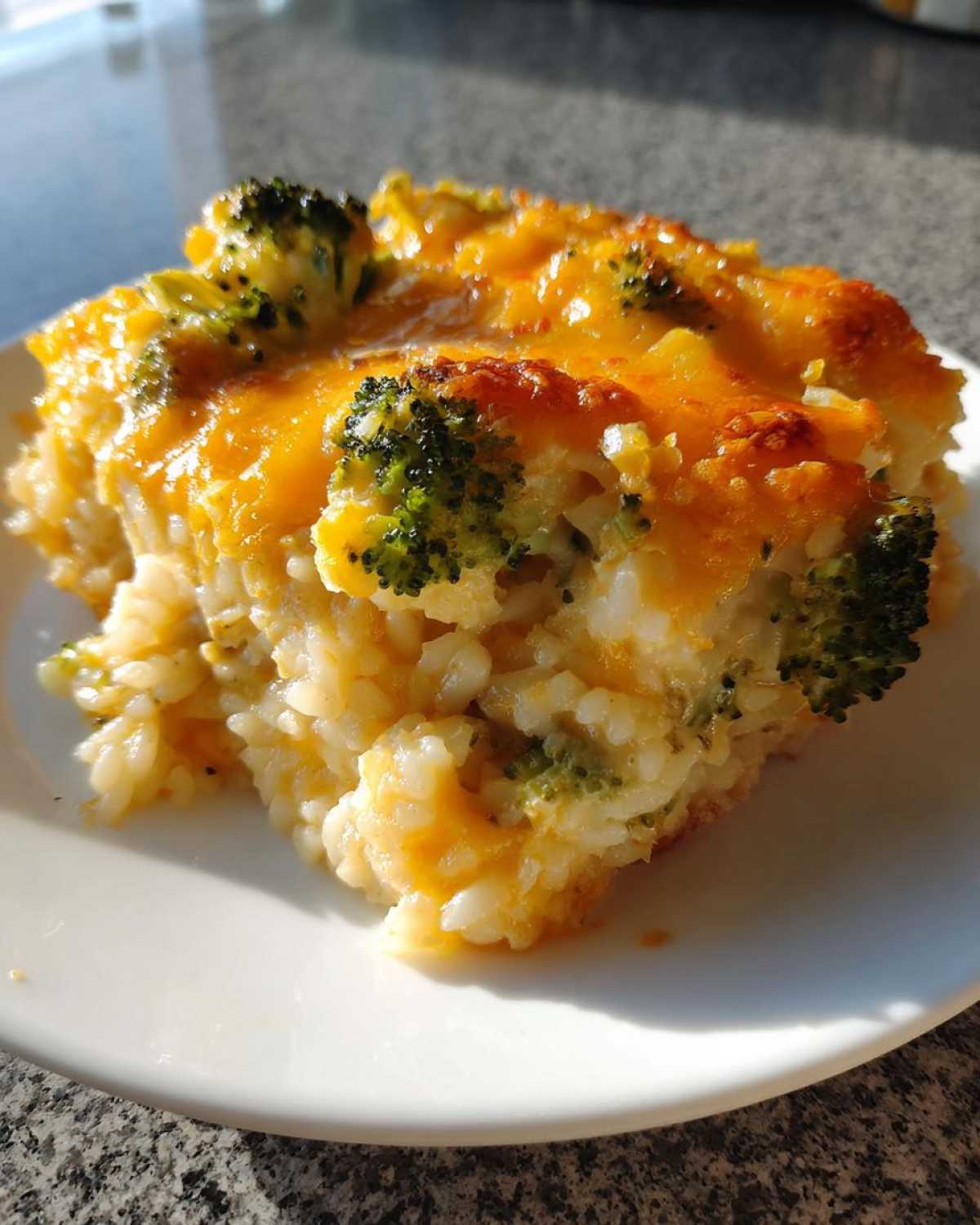 Cheesy Broccoli Rice Casserole - detail 3