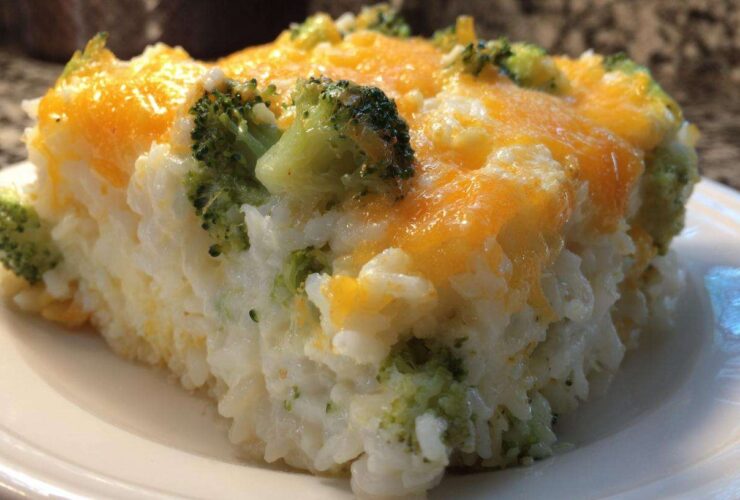 Cheesy Broccoli Rice Casserole