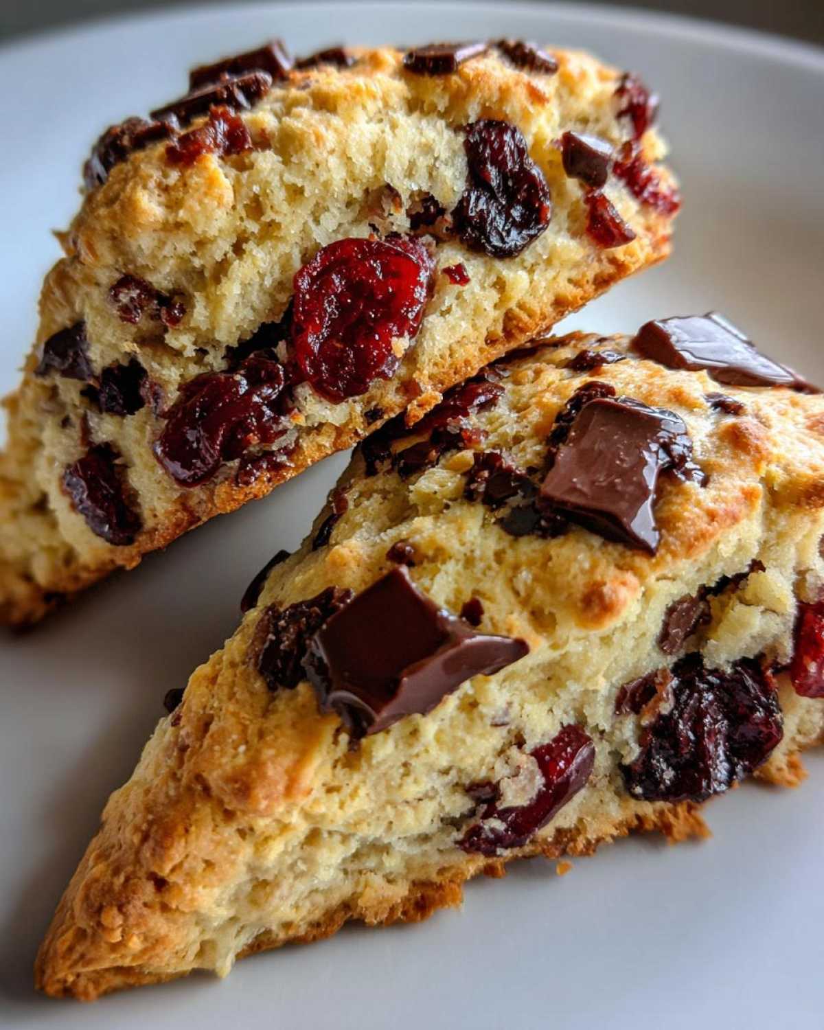 Cherry Chocolate Chunk Scones - detail 1