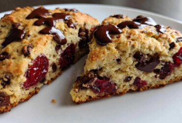 Cherry Chocolate Chunk Scones