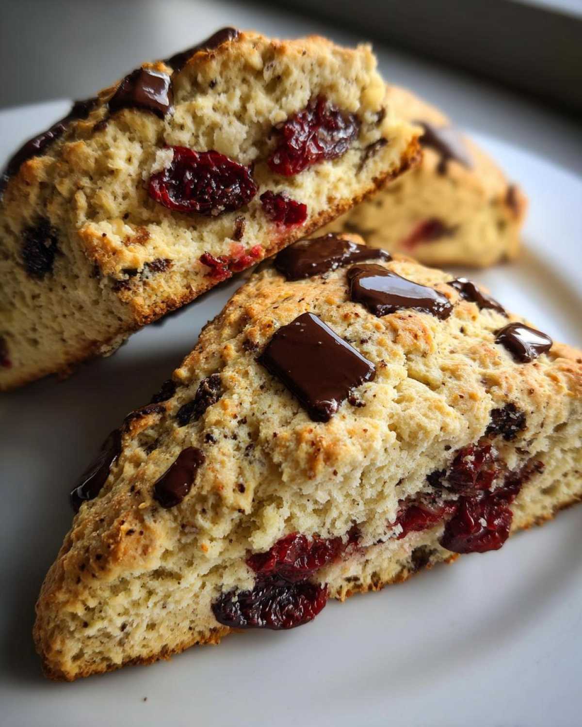 Cherry Chocolate Chunk Scones - detail 4