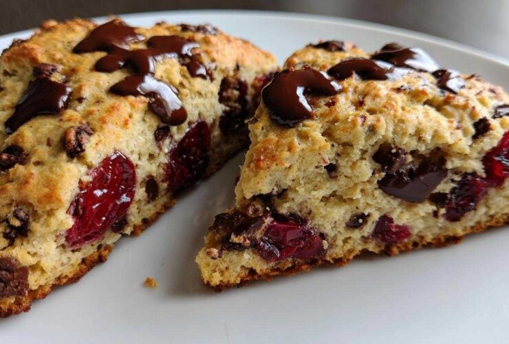 Cherry Chocolate Chunk Scones