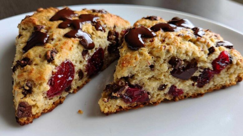 Cherry Chocolate Chunk Scones