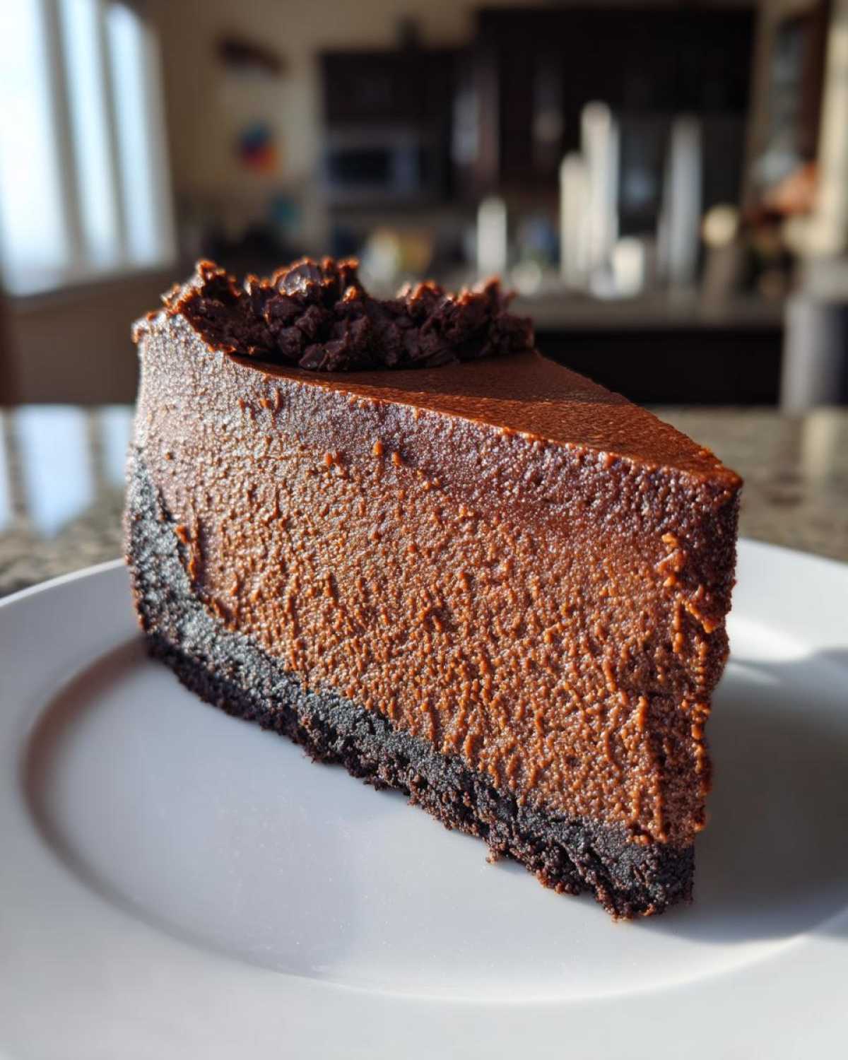 Chocolate Gingerbread Cheesecake - detail 1